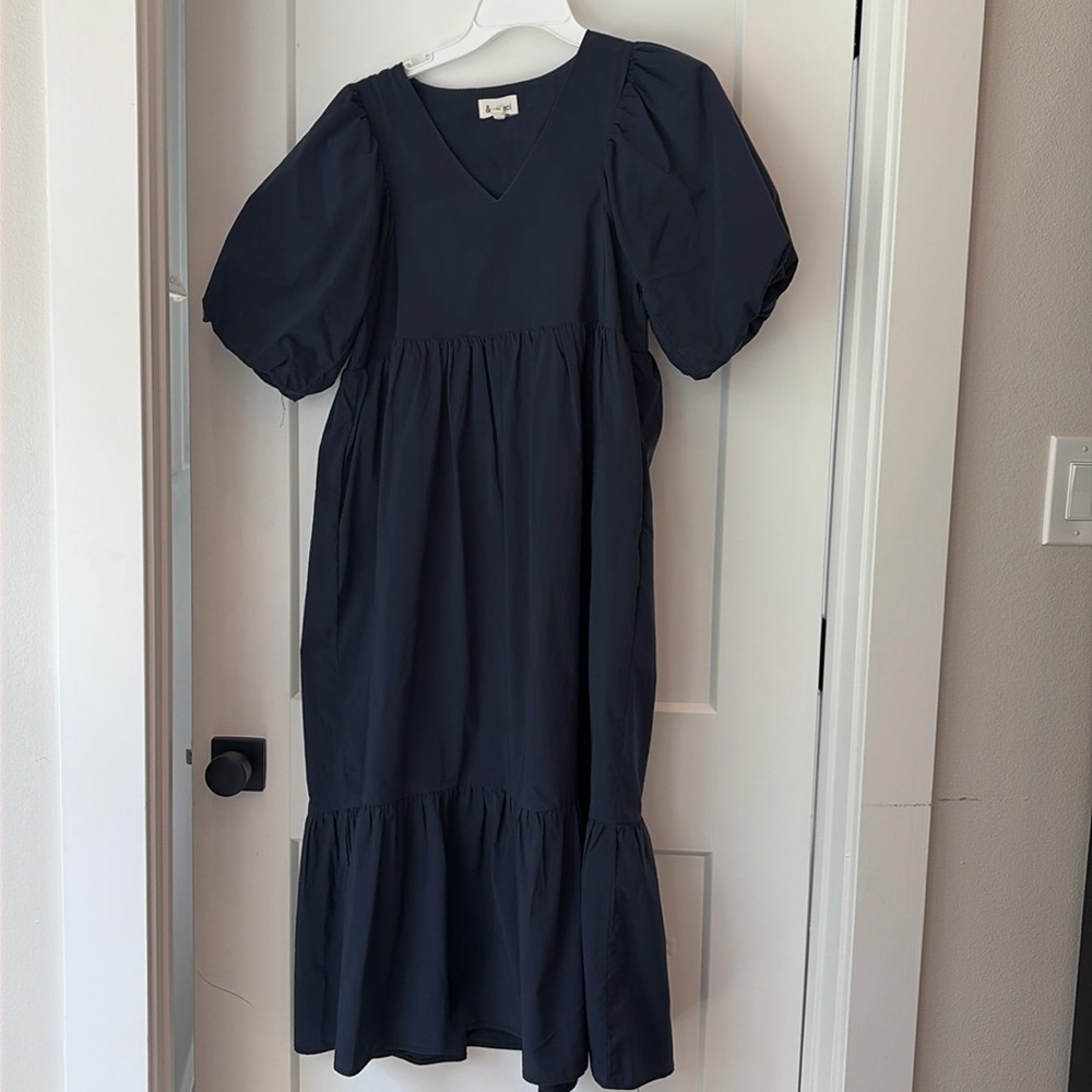 & merci Navy Dress